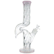 (WATER PIPE) 14" TWISTED BODY ZONG - JADE PINK