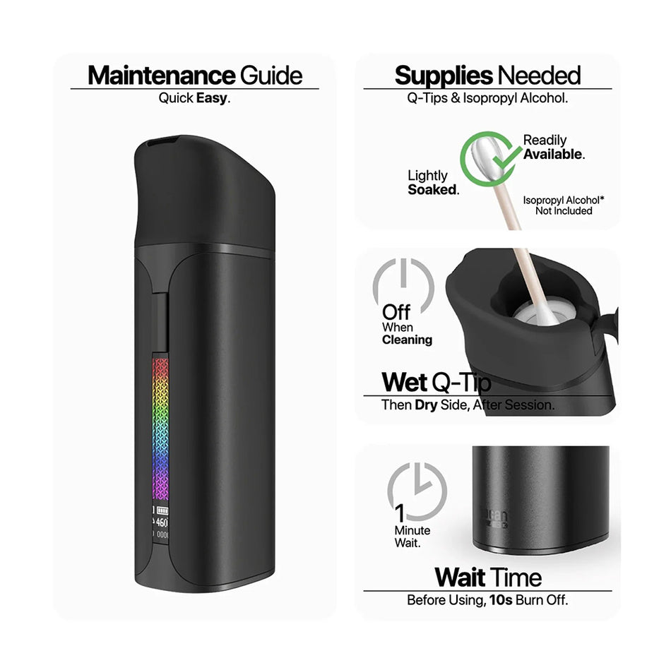 (VAPORIZER) YOCAN BLACK POCKET KIT - JET BLACK