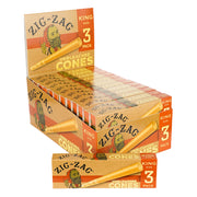 (CONE) ZIG-ZAG UNBLEACHED - KING 3PK 24CT