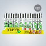(LIGHTER) CLIPPER LIGHTER 48CT - HAPPY CACTUS
