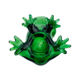 (HAND PIPE) 3" GREEN FROG SPOON PIPE