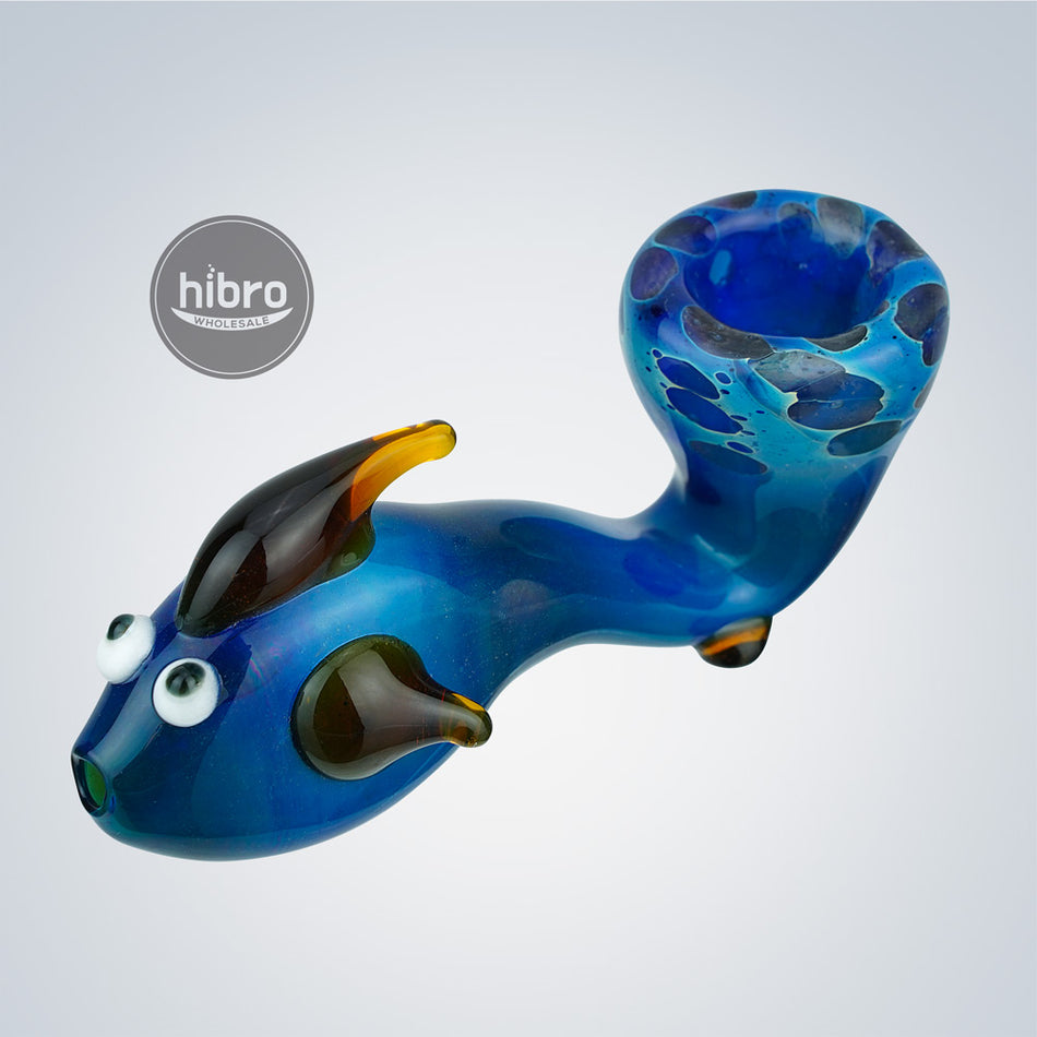 (HAND PIPE) 3" FISH SPOON PIPE