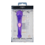 (SILICONE) STRATUS 7 INCH SKULL DIPPER NC - ORCHID