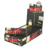 (PAPER) RAW BLACK CLASSIC -  1 1/4 SIZE 50CT