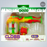 OOZE CLOBB 4 IN 1 SILICONE WATER PIPE & NECTAR STRAW