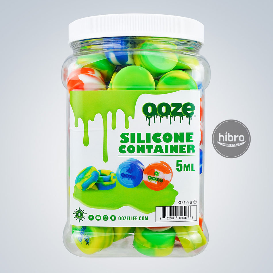 OOZE SILICONE CONTAINERS TIE DYE 5ml - 75ct