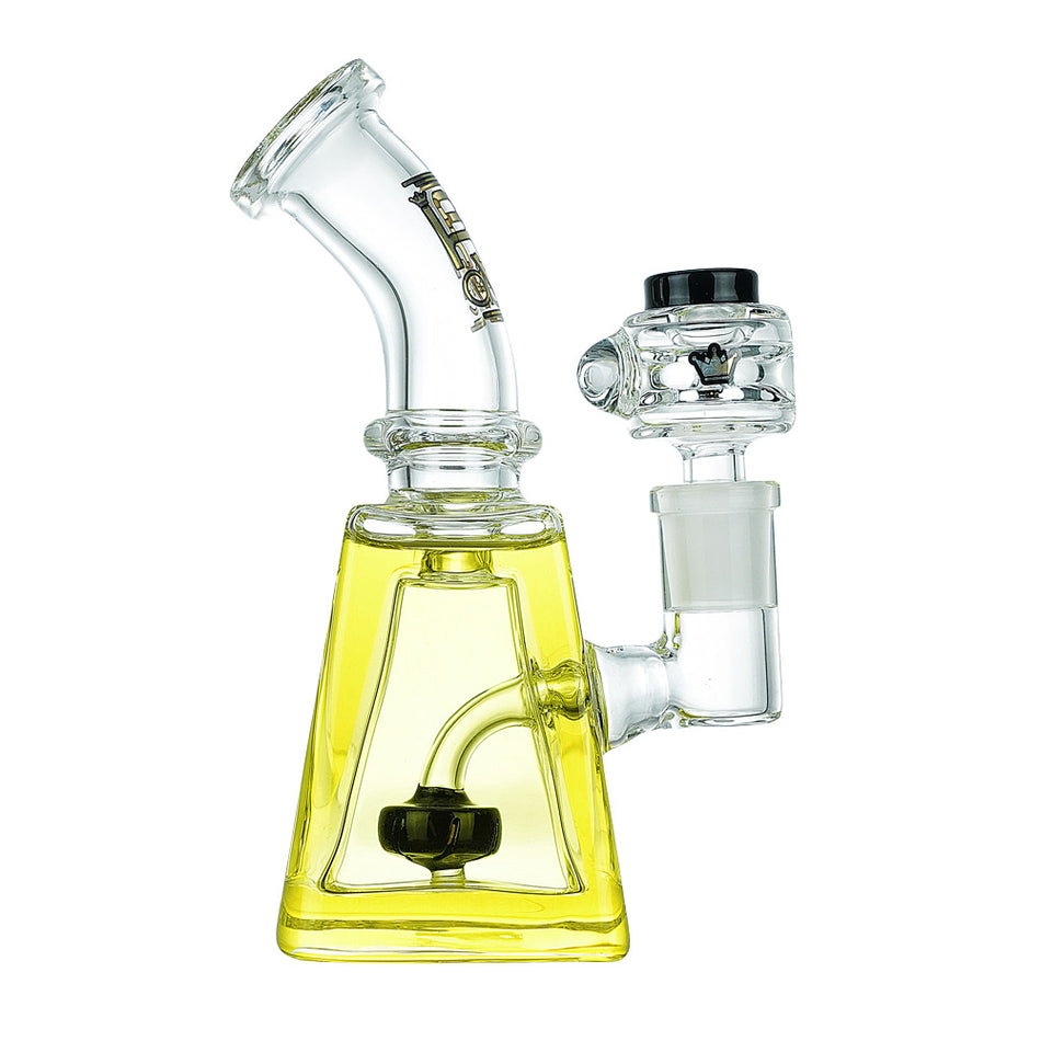 (FREEZABLE) 6.5" KRAVE SQUARE WATER PIPE - YELLOW