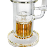 (WATER PIPE) 9" 12 ARM PERC INCYCLER - AMBER