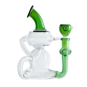(RECYCLER) 7.5" COLOR ACCENT RECYCLER - GREEN