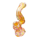 (BUBBLER) 5.5" SHINY WATER DROP GRIP - ROSEGOLD