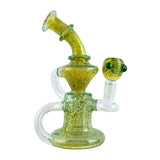 (RECYCLER) 7.5" DOTTED COLOR RECYCLER - GREEN