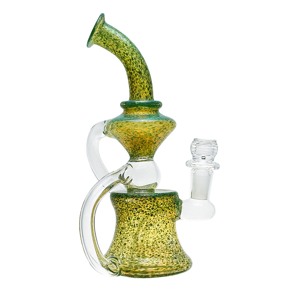 (RECYCLER) 8" DOTTED COLOR RECYCLER - GREEN