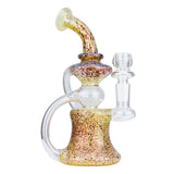 (RECYCLER) 8" DOTTED COLOR RECYCLER - RED