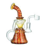 (RECYCLER) 8" RECYCLER FEATHER STYLE - RED