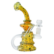 (RECYCLER) 7"OIL RIG DOTTED COLOR - GREEN DOT