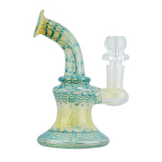 (RIG) 5" FEATHER STYLE PIPE - TEAL