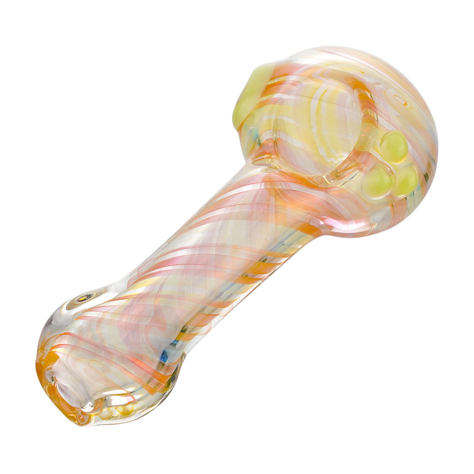 (HAND PIPE ) 3.5" ROSEGOLD - LIME