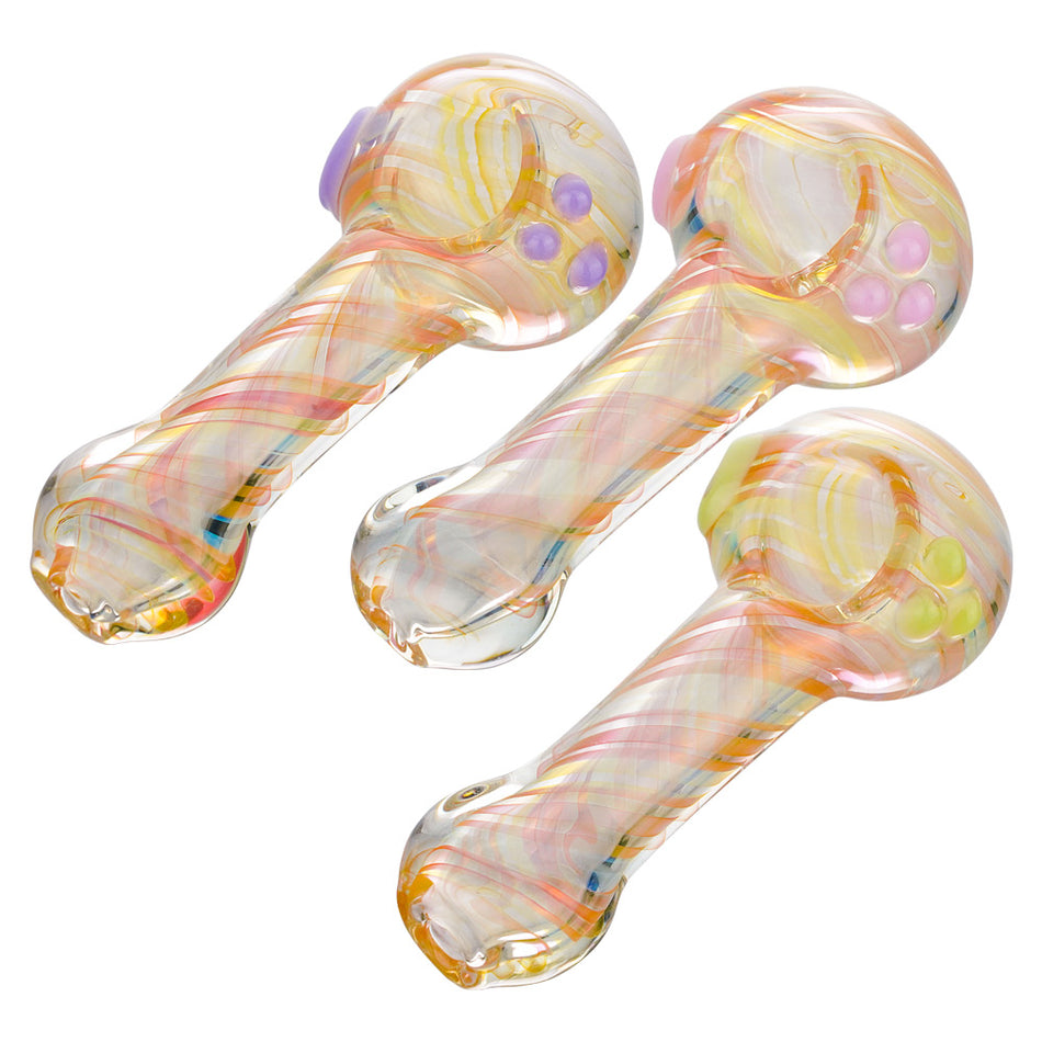 (HAND PIPE ) 3.5" ROSEGOLD - PINK