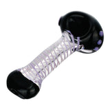 (HAND PIPE ) 4" SPIRAL BODY - PURPLE