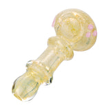 (HAND PIPE) 3.5" DOUBLE RING - PINK