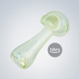 (HAND PIPE) SILVERFUMED SPOON - LIME DOT