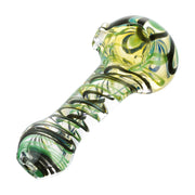 (HAND PIPE) 3.5" TWISTED COLOR - GREEN