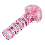 (HAND PIPE ) 4" UPRIGHT HONEYCOMB - PINK