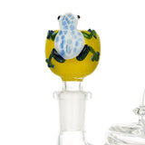 (BOWL) 14MM FROG ON SIDE - YELLOW