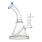 (RIG) 7 INCH HEAVY THICK BASE - CLEAR BLUE