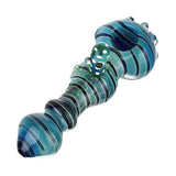 (HAND PIPE) 4.5" OCTOPUS ON HANDLE - BLUE