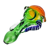 (HAND PIPE ) 3.5" HONEYCOMB HEAD TAIL DESIGN - GREEN