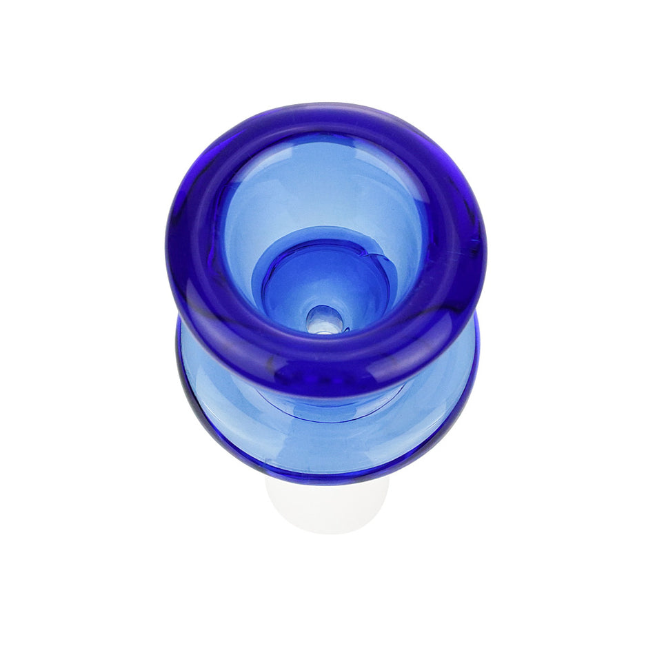 (BOWL) 14MM GOG BOWL STEM CONE WITH RING - BLUE
