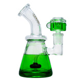 (FREEZABLE) 6.5" RIG WATER PIPE - GREEN