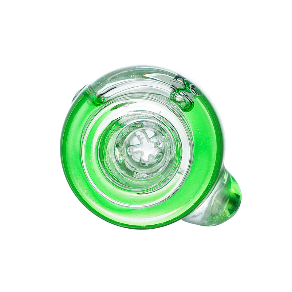 (FREEZABLE) KRAVE 7" FREEZABLE INLINE WATER PIPE - GREEN