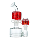(FREEZABLE) KRAVE 7" FREEZABLE INLINE WATER PIPE - RED