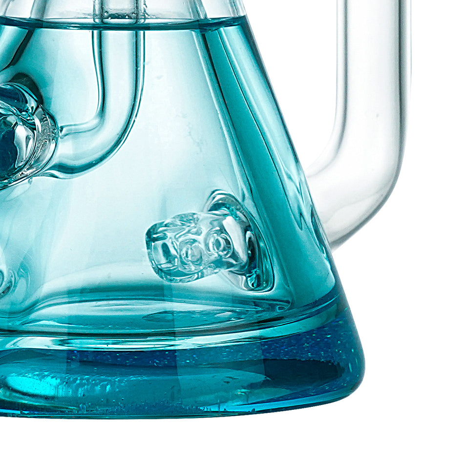 (FREEZABLE) KRAVE 6.5" RECYCLER - SLIME TEAL