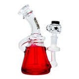 (FREEZABLE) KRAVE 7" GRIP WATER PIPE - RED