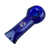 (HAND PIPE) 4" KRAVE FLAT MOUTH SPOON PIPE - BLUE