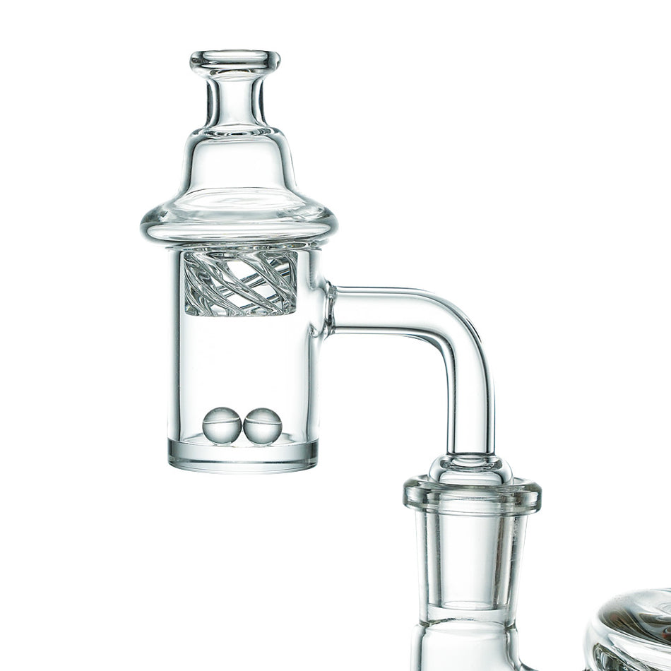 (BANGER SET) QUARTZ BANGER SPINING SET - CLEAR