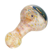 (HAND PIPE) 4" HEAVY & GIANT HEAD BOWL SPOON PIPE - BLACK