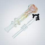 (NECTAR COLLECTOR) NECTAR STRAW 10MM INSIDE DOUBLE SWIRL - ROSEGOLD