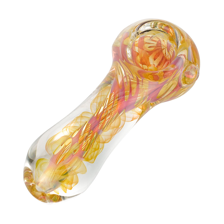 (HAND PIPE) 3" SMOKE INSIDE - ASSORTED COLOR