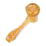 (HAND PIPE) 4" SHERLOCK STYLE GOLD FUMED