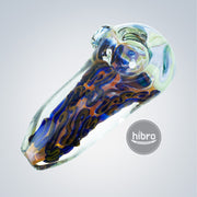 (HAND PIPE) 3.5" THICK -  BLUE/WHITE