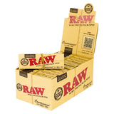 (PAPER) RAW CLASSIC CONNOISSEUR PAPERS -  1 1/4 SIZE + TIPS 24CT