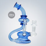 (RECYCLER) 7.5" SEE THROUGH COLOR - LIGHT BLUE