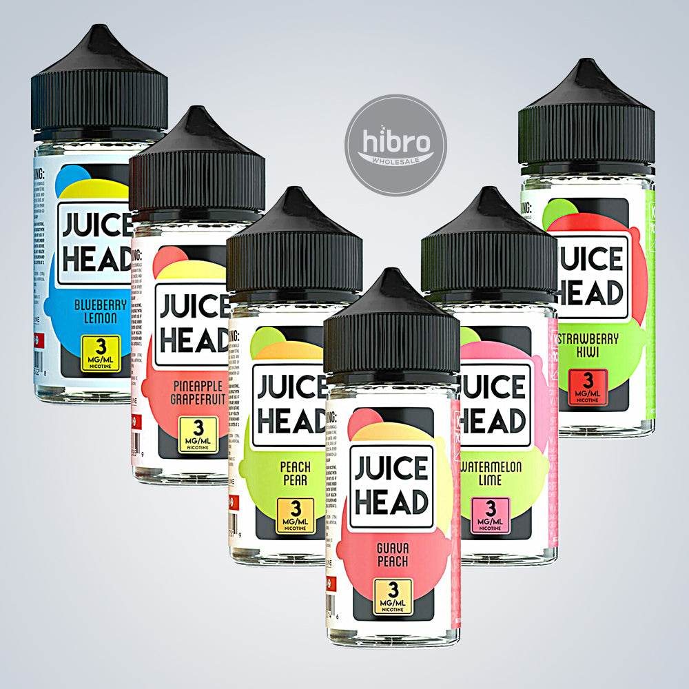 JUICE HEAD EJUICE 100ML NEW FLAVOR ADDED! Hibro Wholesale